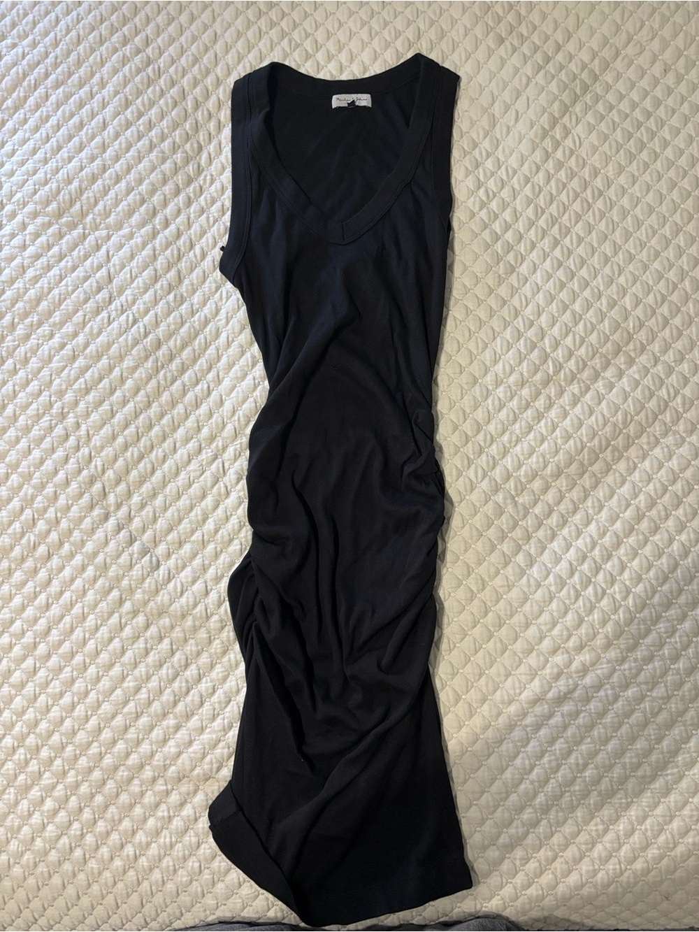 Michael Stars Black Sleeveless V-Neck Maxi Dress